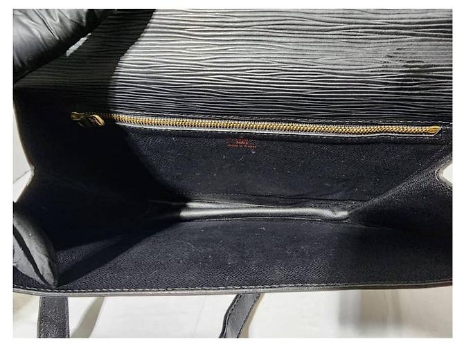 Borsa a tracolla Monceau Epi Louis Vuitton Nera Nero - vista 6