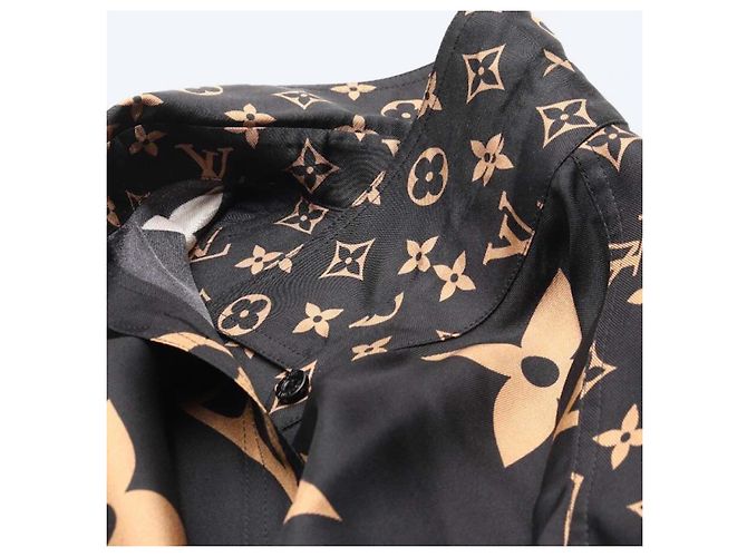 Louis Louise Louis Vuitton Monogramm Seidenbluse Braun - Ansicht 5