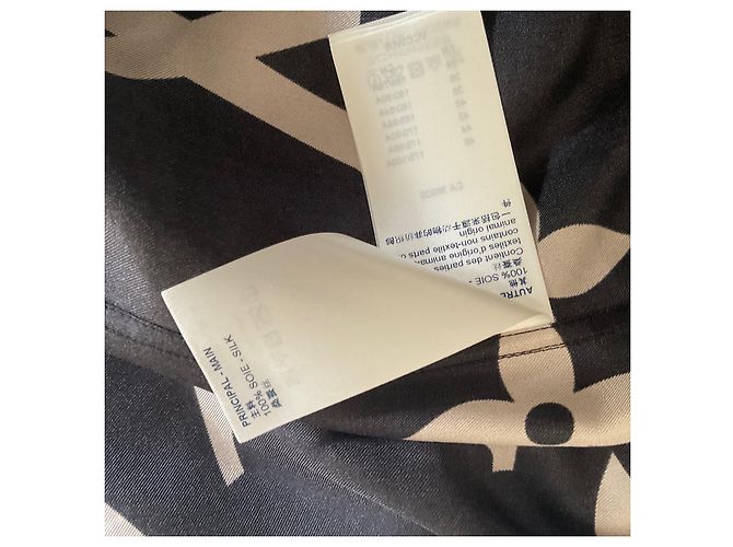 Louis Louise Louis Vuitton Monogramm Seidenbluse Braun - Ansicht 6