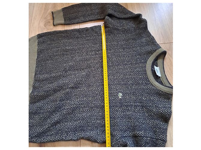 Lacoste Wool Sweater Khaki - view 6
