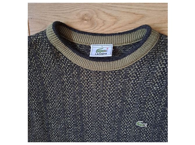 Lacoste Wool Sweater Khaki - view 8