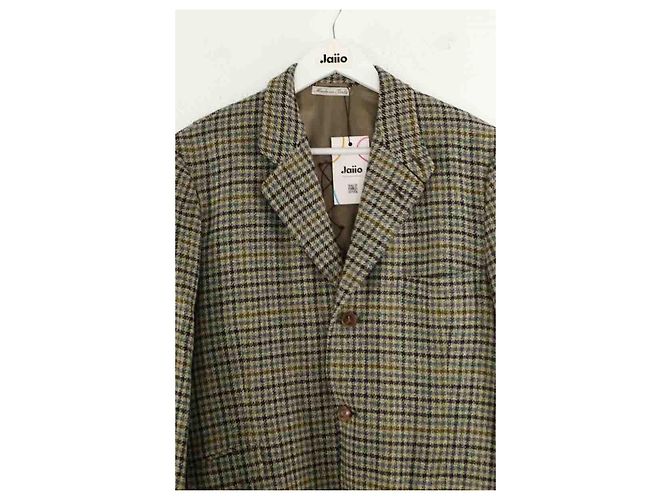 Hermès Blazer de lana caqui - vista 2