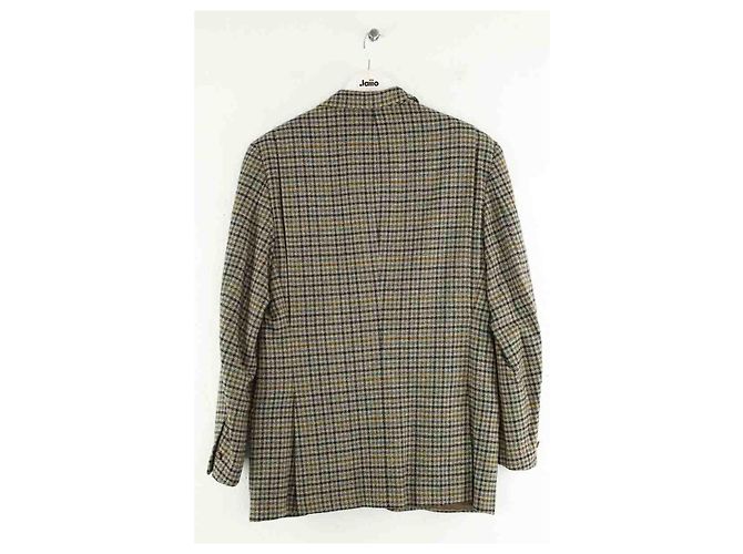 Hermès Blazer de lana caqui - vista 3