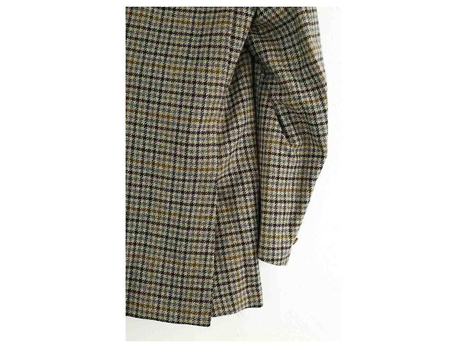 Hermès Blazer de lana caqui - vista 4