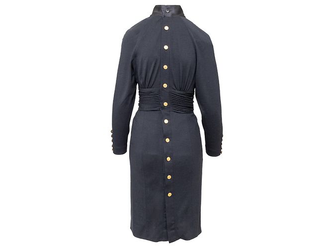 Chanel Boutique Midi Kleid Schwarz - Ansicht 2