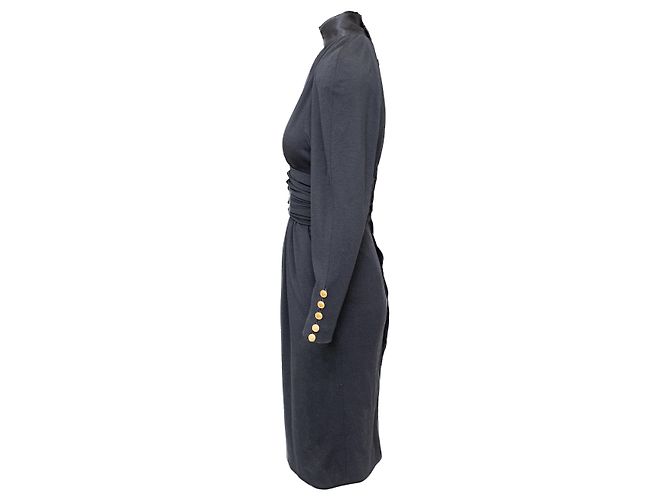 Chanel Boutique Midi Kleid Schwarz - Ansicht 3