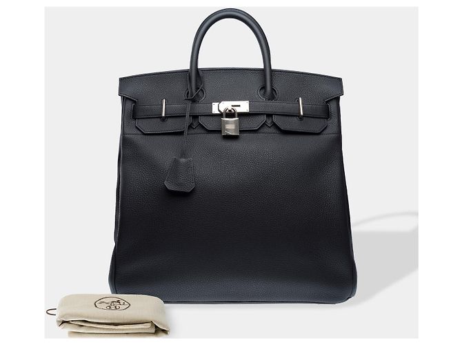 Haut à courroies Hermès Borsa HERMES Haut a Courroies in Pelle Nera - 102530 Nero - vista 2