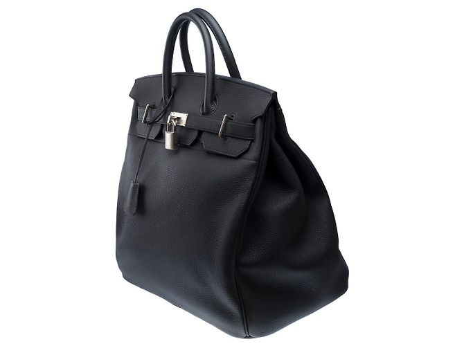 Haut à courroies Hermès Borsa HERMES Haut a Courroies in Pelle Nera - 102530 Nero - vista 5