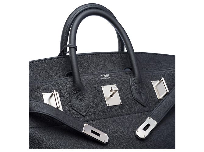 Haut à courroies Hermès Borsa HERMES Haut a Courroies in Pelle Nera - 102530 Nero - vista 7