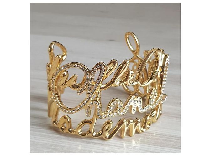 Chanel Madmoiselle Armband Gold Metall Größe M Golden - Ansicht 2