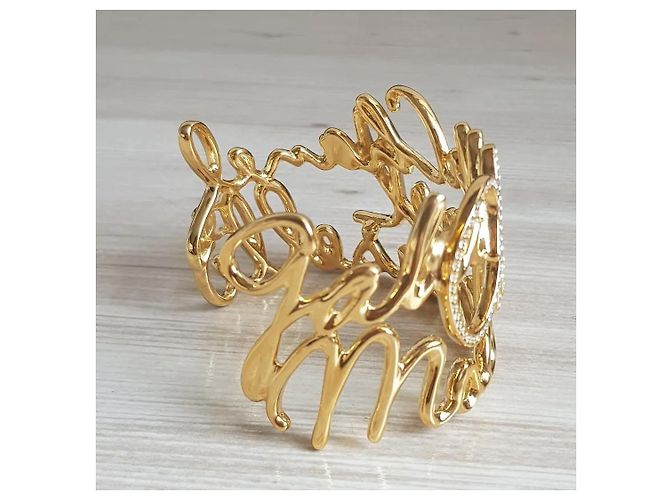 Chanel Madmoiselle Armband Gold Metall Größe M Golden - Ansicht 3