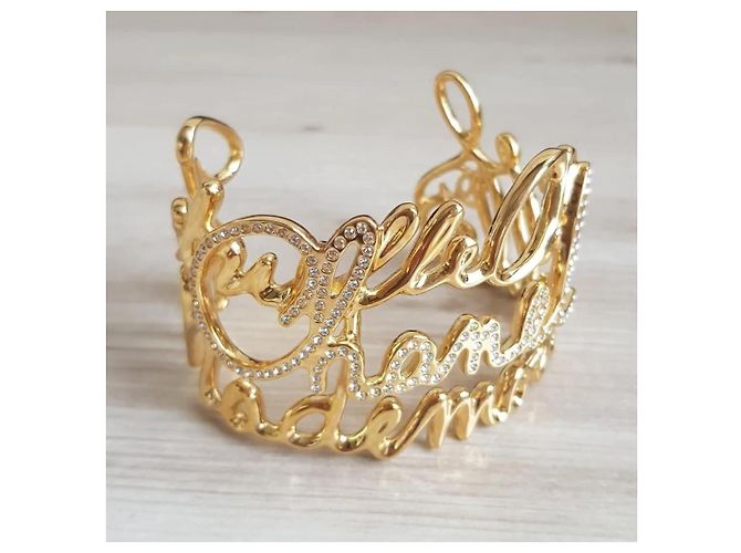 Chanel Madmoiselle Armband Gold Metall Größe M Golden - Ansicht 8