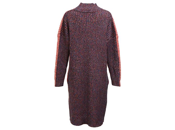 Vestido midi de lana multicolor de Jil Sander - vista 3