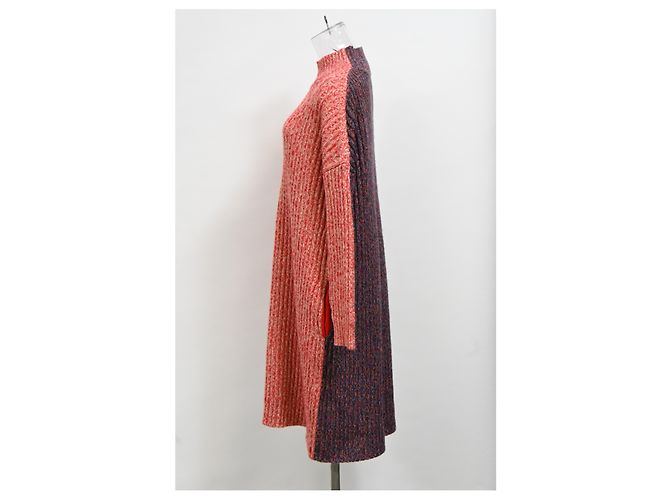 Vestido midi de lana multicolor de Jil Sander - vista 7