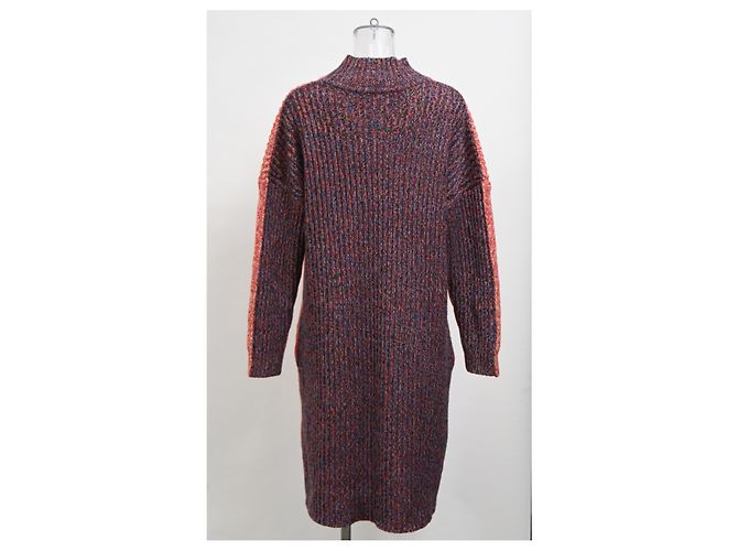 Vestido midi de lana multicolor de Jil Sander - vista 8