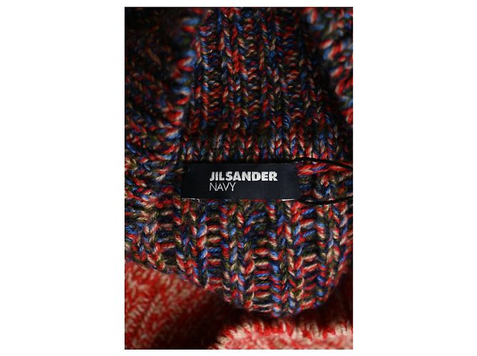 Vestido midi de lana multicolor de Jil Sander - vista 9