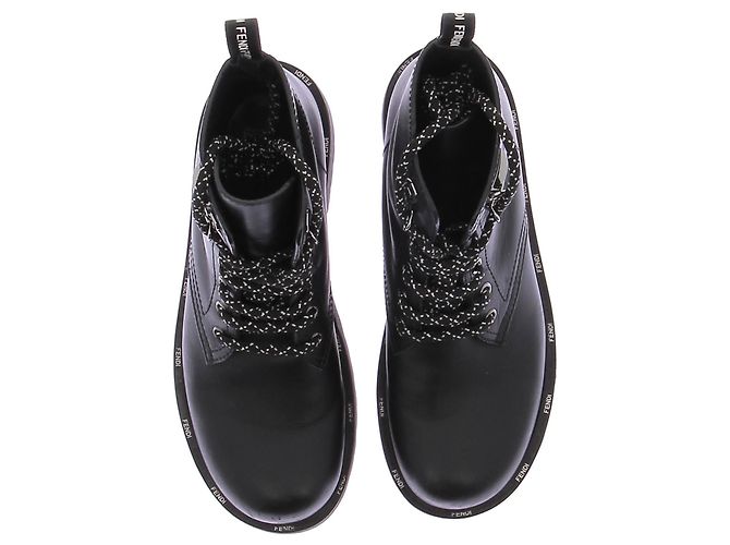 FENDI Stiefeletten T.EU 37 Leder Schwarz - Ansicht 6