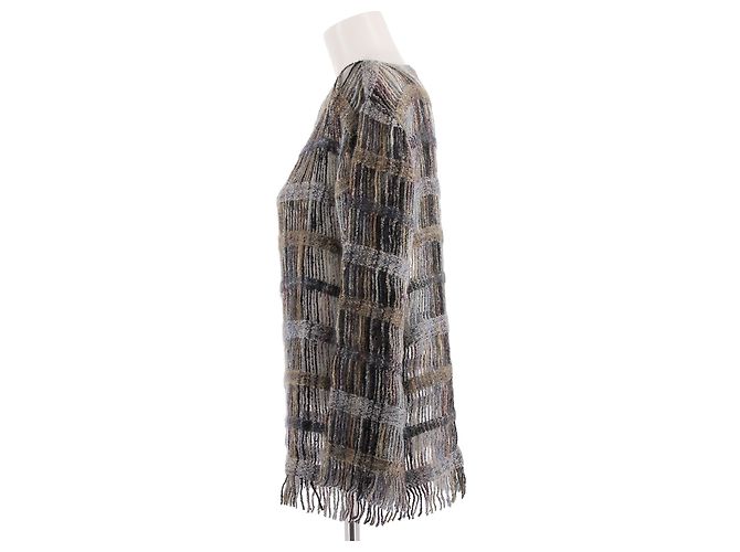 MISSONI Strickwaren T.IT 44 Wolle Grau - Ansicht 4