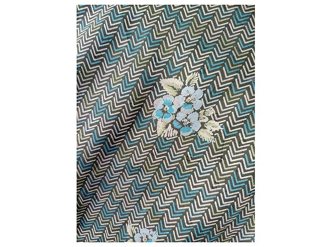 Mila Shön Vintage grüne Seidenbluse mit Blumenmuster von Mila Schon - Ansicht 10