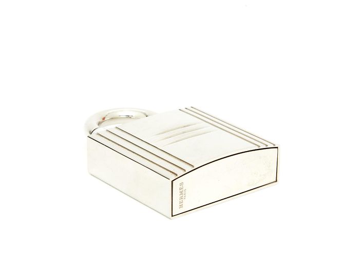 Hermès Cadenas Kelly Caleche 24 Faubourg Refillable Kelly Locker Perfume Spray Hermes Argenté - vue 3