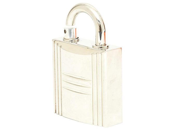 Hermès Cadenas Kelly Caleche 24 Faubourg Refillable Kelly Locker Perfume Spray Hermes Argenté - vue 4
