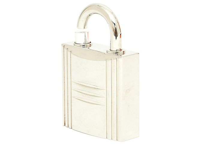 Hermès Cadenas Kelly Caleche 24 Faubourg Refillable Kelly Locker Perfume Spray Hermes Argenté - vue 5