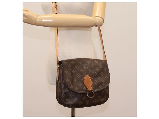 Saint-Cloud LOUIS VUITTON Monogram Saint Cloud GM Borsa a Spalla M51242 LV Auth bs22590 Monogramma - vista 28