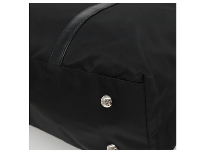 PRADA Borsa a mano in nylon 2 vie nera Auth ki5424 Nero - vista 12