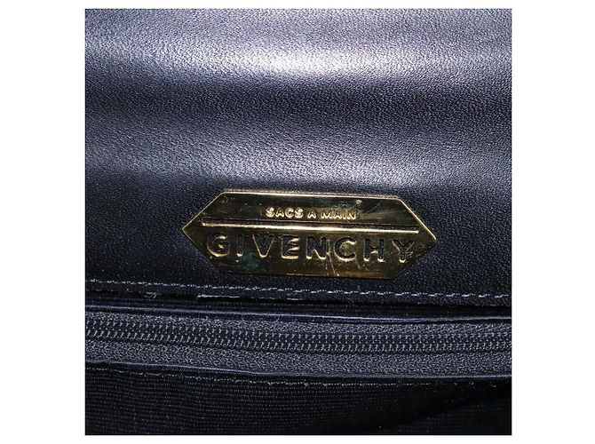 Sac à main GIVENCHY en cuir noir et or Auth yk17377 Doré - vue 16