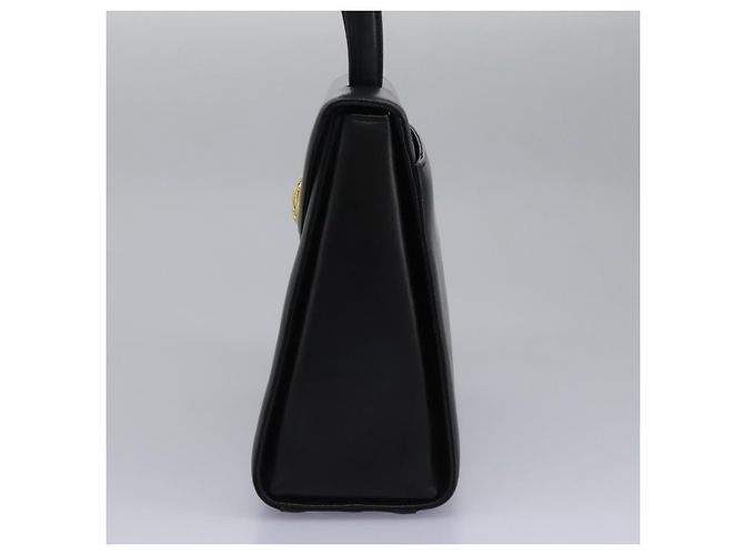 Sac à main GIVENCHY en cuir noir et or Auth yk17377 Doré - vue 4