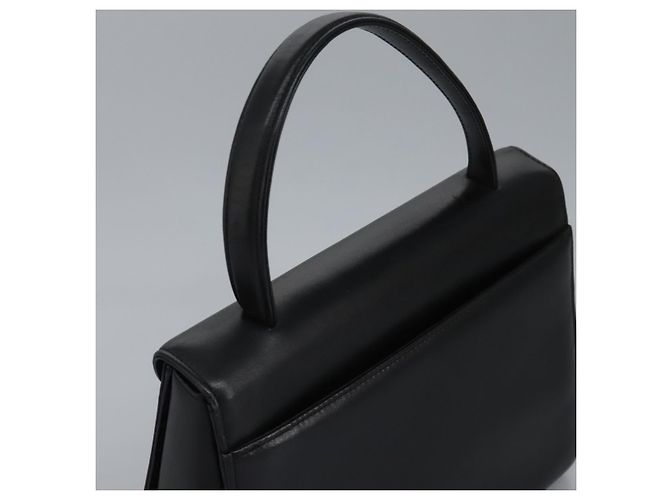 Sac à main GIVENCHY en cuir noir et or Auth yk17377 Doré - vue 6