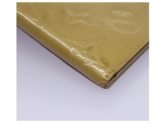 LOUIS VUITTON Portafoglio Walker Monogram Vernis Beige M91074 LV Auth bs22182 - vista 10