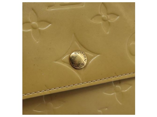 LOUIS VUITTON Portafoglio Walker Monogram Vernis Beige M91074 LV Auth bs22182 - vista 12