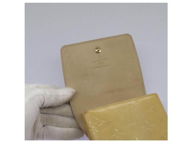 LOUIS VUITTON Portafoglio Walker Monogram Vernis Beige M91074 LV Auth bs22182 - vista 13
