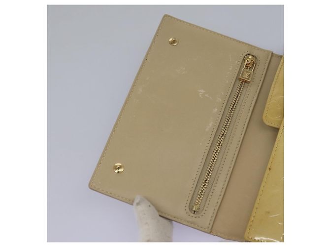 LOUIS VUITTON Portafoglio Walker Monogram Vernis Beige M91074 LV Auth bs22182 - vista 16