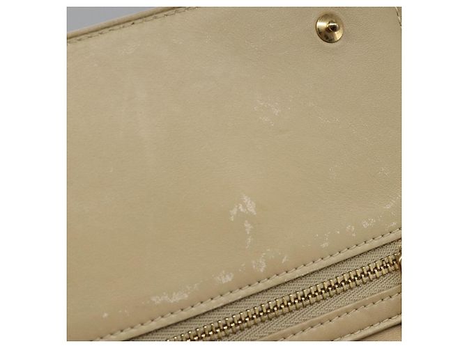 LOUIS VUITTON Portafoglio Walker Monogram Vernis Beige M91074 LV Auth bs22182 - vista 19