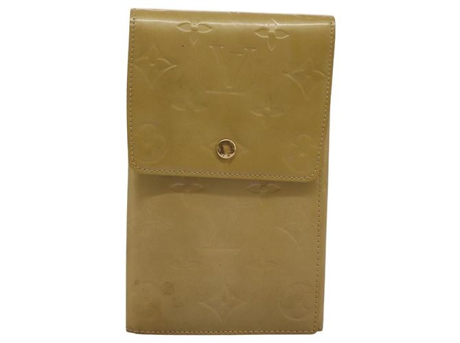 LOUIS VUITTON Portafoglio Walker Monogram Vernis Beige M91074 LV Auth bs22182 - vista 2