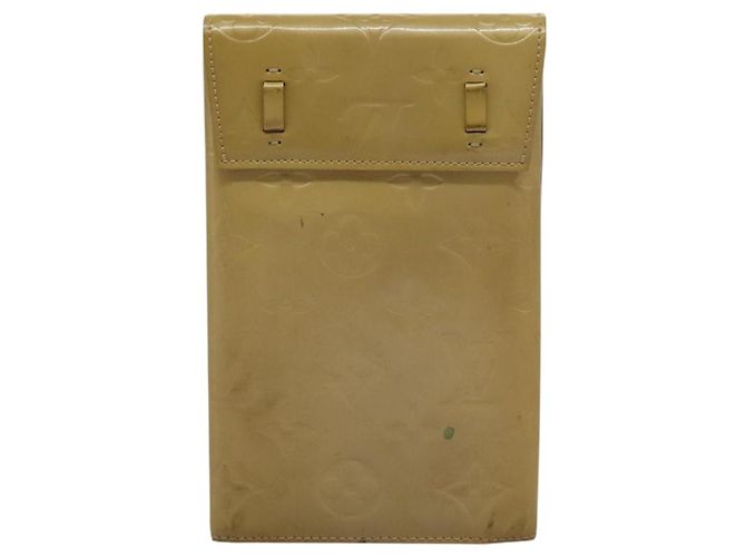 LOUIS VUITTON Portafoglio Walker Monogram Vernis Beige M91074 LV Auth bs22182 - vista 3
