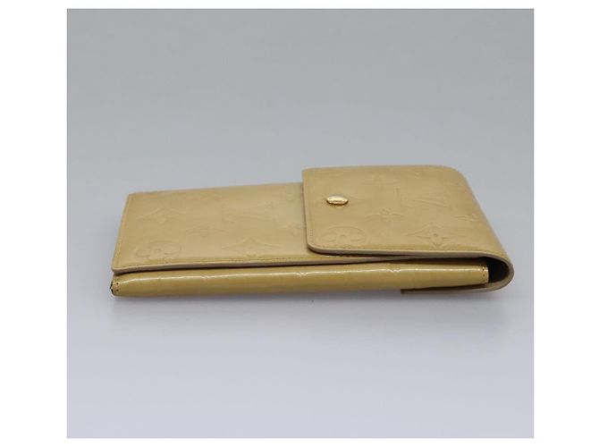 LOUIS VUITTON Portafoglio Walker Monogram Vernis Beige M91074 LV Auth bs22182 - vista 5