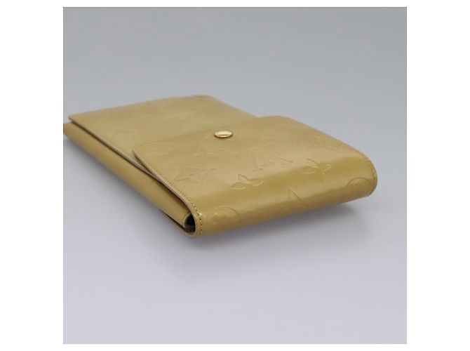 LOUIS VUITTON Portafoglio Walker Monogram Vernis Beige M91074 LV Auth bs22182 - vista 6