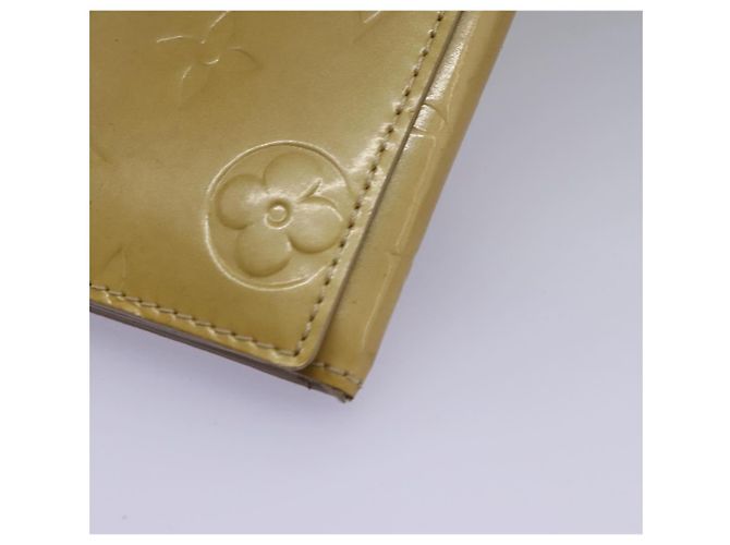 LOUIS VUITTON Portafoglio Walker Monogram Vernis Beige M91074 LV Auth bs22182 - vista 9