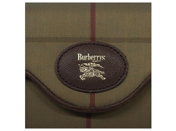Autre Marque Borsa a Spalla Burberrys Nova Check in Tela Beige Auth bs22474 - vista 14