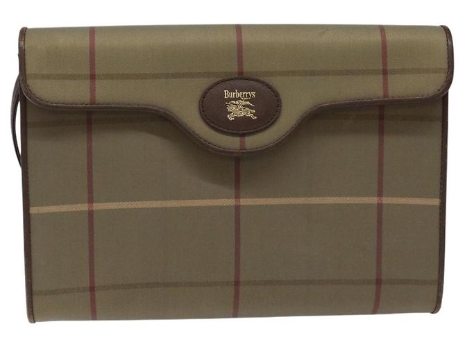 Autre Marque Borsa a Spalla Burberrys Nova Check in Tela Beige Auth bs22474 - vista 2
