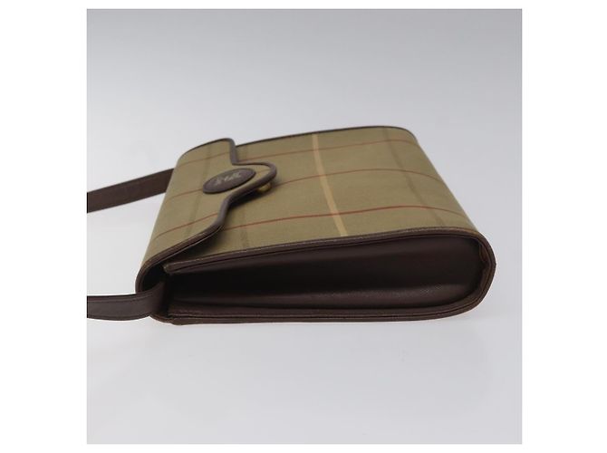 Autre Marque Borsa a Spalla Burberrys Nova Check in Tela Beige Auth bs22474 - vista 5