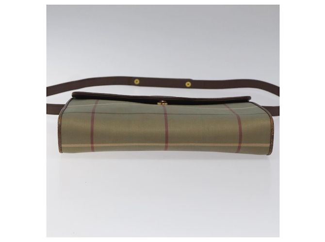Autre Marque Borsa a Spalla Burberrys Nova Check in Tela Beige Auth bs22474 - vista 9