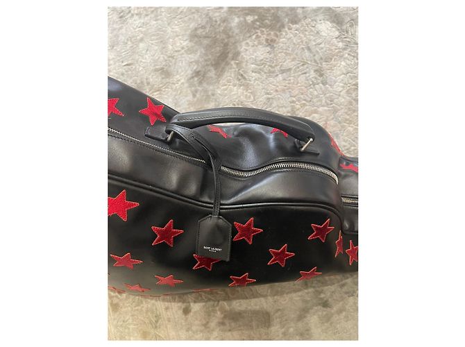 SAINT LAURENT Borse da viaggio T. Pelle Nero - vista 13
