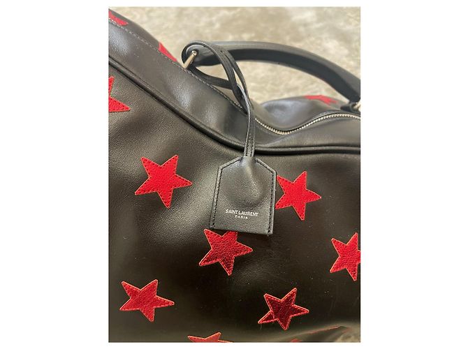 SAINT LAURENT Borse da viaggio T. Pelle Nero - vista 4