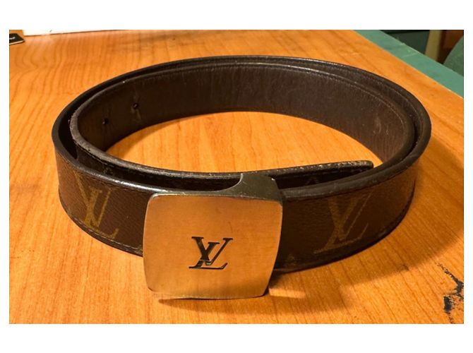 Louis Vuitton Gürtel LV (VINTAGE 2005) Modell: M6888U CE.LV CUT PB Braun - Ansicht 2