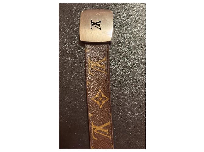 Louis Vuitton Gürtel LV (VINTAGE 2005) Modell: M6888U CE.LV CUT PB Braun - Ansicht 5