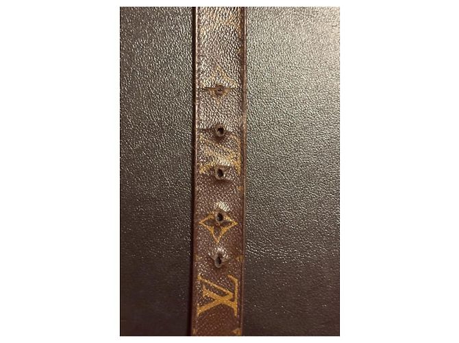 Louis Vuitton Gürtel LV (VINTAGE 2005) Modell: M6888U CE.LV CUT PB Braun - Ansicht 6